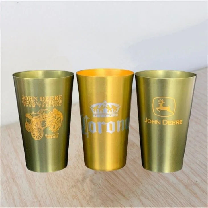 Anti-val kleurrijke aluminium cup