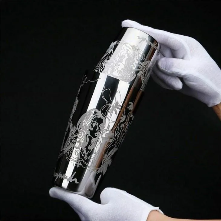 Barman metalen cocktailshaker