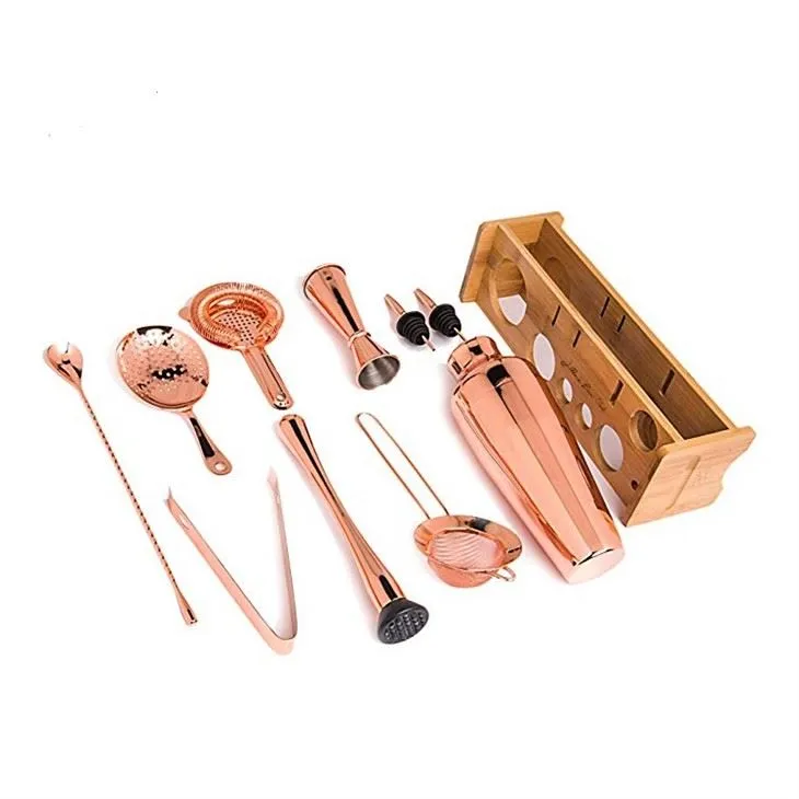 Cocktail Making Set Rosé Goud