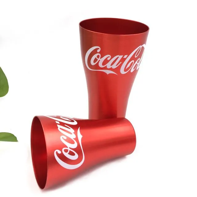 Cola drankverpakking aluminium beker