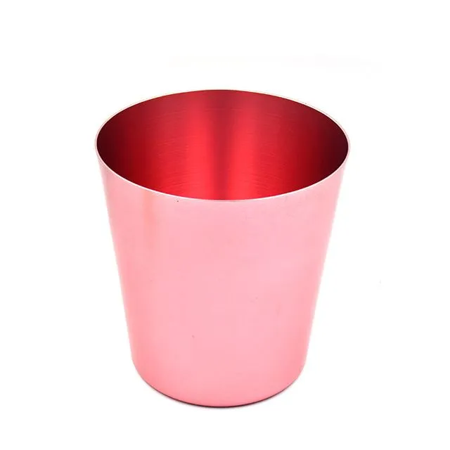 Wegwerp borrelglas aluminium beker