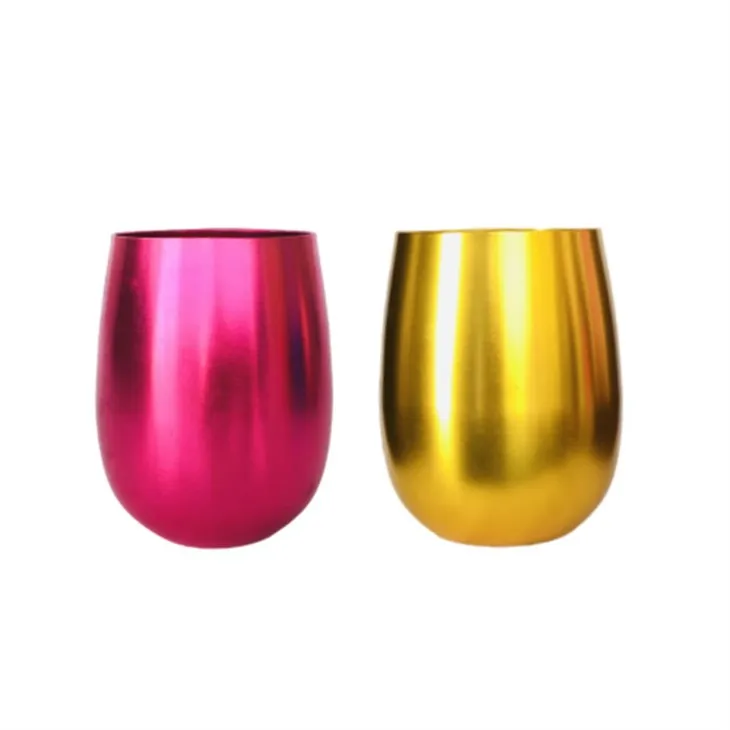 Eierdopje U-vormige aluminium beker