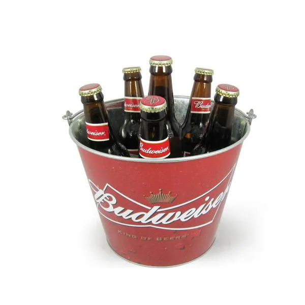 Gegalvaniseerde emmer voor drankjes