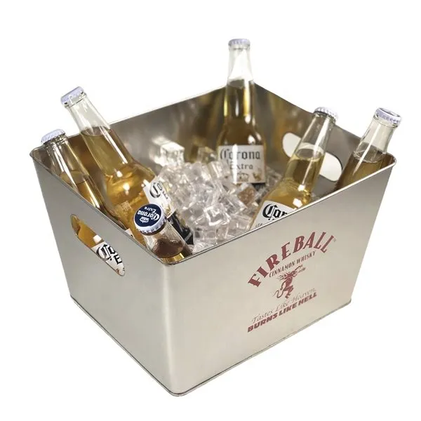 Gegalvaniseerde metalen ijsbak