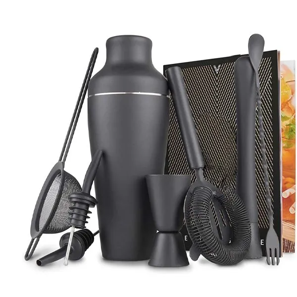 Matte Black Bartender Set