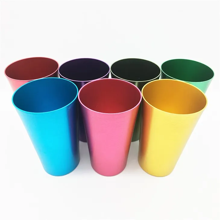 Multi-specificatie kleur aluminium cup