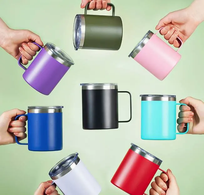 Meerdere dubbelwandige roestvrijstalen mok