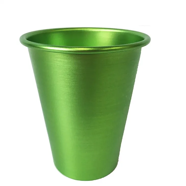 Herbruikbare aluminium bekers