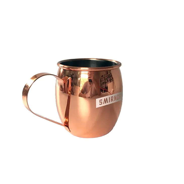 Smirnoff metaal Moskou Mule mug cups