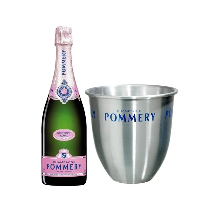 Pommery Branded Metal Ice Bucket factory Pommery Branded Metal Ice Bucket factory